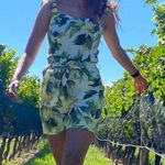 Lemon High Rise Shorts Matching Two Piece linen texture Set Yellow Photo 4