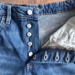 Old Navy  High-Rise OG Straight Denim Distressed Button Fly Jean Shorts Size 12 Photo 4