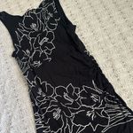 Tracy Reese  Ruched Combo Dress In Black Calla Lily Photo 9