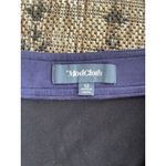 Modcloth Woman's 12 Navy Blue Mini Skirt Pockets And Full Zipper On Front Photo 15