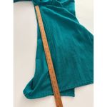Oh My Gauze Kate Pants Size 2 Large XL Green Teal Slit Legs Wide Leg Lagenlook * Photo 12