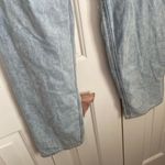 American Eagle  Highest Rise Baggy‎ Straight Jeans Light Wash Distressed Photo 6