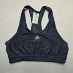 Adidas  Gray Racerback Pull On Activewear Yoga Sports Bra Active L Large Photo 0