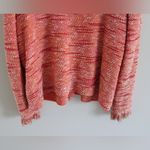 St. John Sport Orange Zip Up Fringe Cardigan Size XL Photo 6