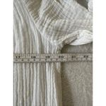 Knox Rose Women’s Top Size M, White and Gold With Lace Design, Gauze, Cotton Photo 6