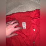 Joie  linen red button up belted dress L classic boho contemporary spring casual Photo 2