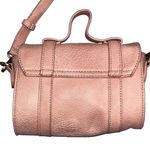 Anthropologie Aidy Pink Faux Leather Barrel Bag Photo 5