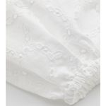 & Other Stories & Other Stories White Eyelet Voluminous Broderie Anglaise Mini Dress Photo 2