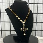 Elegant Gold and Black Cross Pendant Necklace
Great Gift 🎁 Wrapping Available Photo 2