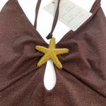 Show Me Your Mumu Corsica One-Piece in Cinnamon Shimmer w/ Starfish NWT XS Photo 7
