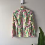 Lilly Pulitzer  Collared Button-Down Shirt Long Sleeve Multicolor Preppy Pattern Photo 3
