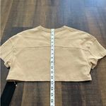 Alphalete NWT  Crop Top Tan Short Sleeve Gym Tee Size XS Photo 8