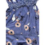 Shyanne  Dress Women's Small Blue Floral Long Sleeve Western Belle Tassel Ties Photo 8