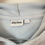 Rhythm. Dawn Fleece Vintage Sun Graphic Pullover Hoodie Sky Blue Size Large Photo 5