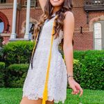 Altar'd State  Dress Mini Floral White Photo 2