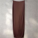 SKIMS  x Swarovski Crystal Jelly Sheer‎ Tube Skirt In Cocoa Brown NWOT Sz S Photo 9
