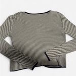 ZARA Striped Black and White Cardigan Photo 1