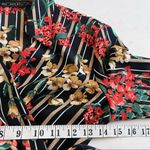 ZARA  floral stripe wrap dress size XS Photo 8