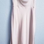 Fame and Partners Free People X  Rosabel Cream Satin Slip Maxi Dress Photo 3
