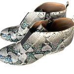 Linea Paolo  Snake Skin Print Wedge Sneakers Photo 3