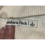 Abercrombie & Fitch NEW  Cream White Ribbed Knit Strapless Tube Top Blouse Size L Photo 4