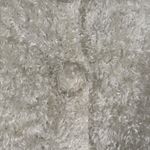 Michael Simon Sweater White Fuzzy Cardigan Shaggy Neutral Bohemian Casual Small Photo 4