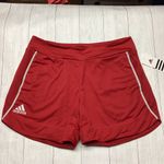 Adidas NWT  Red White & Grey Shorts Size Medium Photo 8