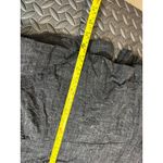 Eileen Fisher  Jacket‎ Womens S Linen Cross Hatch Black/Charcoal Button-Down J100 Photo 8