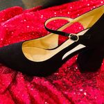 Unisa Black Suede Women's High Heel Shoes With Strap Photo 4