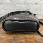 Brighton  Classic Brown Crocodile Bucket Shoulder Bag Purse W Braided Strap Photo 4