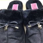 Kate Spade NY Lacey Faux Fur Black Slippers Lightweight Flat Designer Fuzzy 9B Photo 7