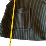 Tahari Arthur S. Levine Womens Petite Pinstripe Blazer 10P Black/Gray 3 Button L Black Photo 5