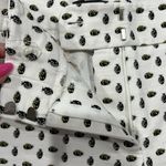 Ann Taylor  Size 6 Signature Slacks Pants Pineapple Print Cream Cropped Mid Rise Photo 7