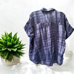 Splendid  NWT Tie-Dye Short Sleeve Button Up Medium Photo 2