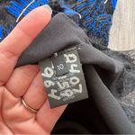 NWT yigal azrouel 2016 collection blue laced leather trim midi dress Black Size 10 Photo 5