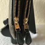 Coach :Dark Brown (C5576) Coated Canvas Signature Double Zip Wristlet-Gold tone Photo 13