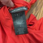 Vince Camuto NWOT ‎ One Piece Swimsuit Orange/Poppy Knot Front Tie Halter size 4 Photo 4