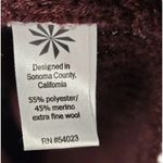 Athleta Merino Wool Ribbed Knit Tunic Sweater Womens Size XXS Oversized Plum Photo 6