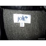 JOLTJacket Black Leatherette MOTO Zip Coat Juniors M MEDIUM Cropped Edgy NEW Photo 1