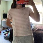 Me to We Pink and White Striped Shirt Photo 0