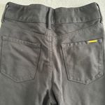 Anne Klein Womens Size 8 Black Skinny Pants Gold Trim Double Button Photo 5