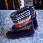 Wrap Boots. Toms Wrap Boots. Blue/ colorful W8.5 Comfy lightweight bootie Photo 0