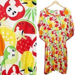 Disney  Store Mickey Mouse Tropical Fruit Dress Swim Cover Women’s Size Small Photo 10
