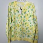 Bandier x Sincerely Jules The Juniper Crew Neck Sweatshirt Yellow Size M Photo 1