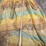 Romantic Midi Dress Sz 12 Tasseled Belt High Low Fairy Whimsy‎ Ruffle Hem Pastel Photo 14