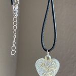 Handmade chic fairy cottage vintage retro style heart necklace🌿✨ Photo 1