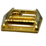 Maluro Made in France gold belt buckle vintage P Photo 5