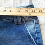 Kancan Sian High Rise Medium Wash Stretchy Button Zip Fringed Flare Jeans 9/28 Blue Photo 4