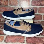 Skechers Pre-Owned  On The Go Walk Lite Navy Blue Boat Shoes Loafers Size 9 Photo 0