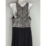 Beauty Kai Women's Sequin‎ Halter Neck Maxi Dress Black MED NWT Party Weddings Photo 4